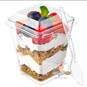 12-20oz Dessert Cups with Lid